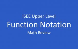 isee function notation