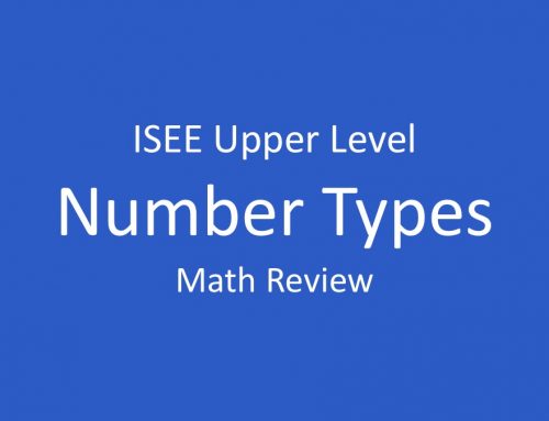 ISEE Math Review – Number Types