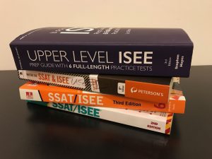 Stack of ISEE Books