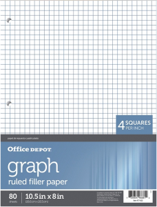 office depot graph paper
