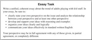 act essay task