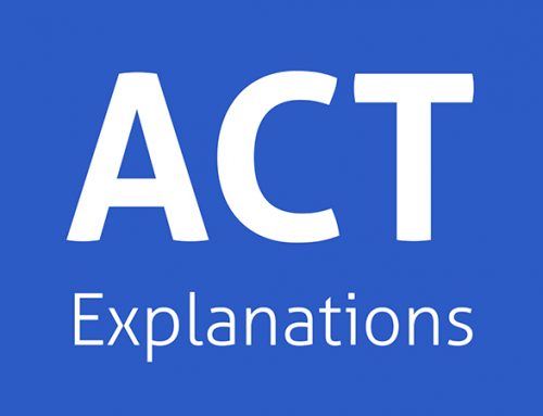 Answer Explanations to Previously Released ACT 2020 English Test