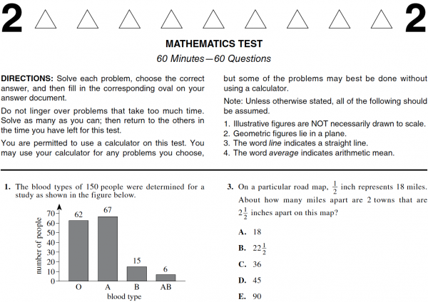 act math practice test pdf