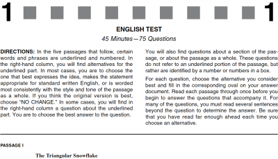 act english practice test