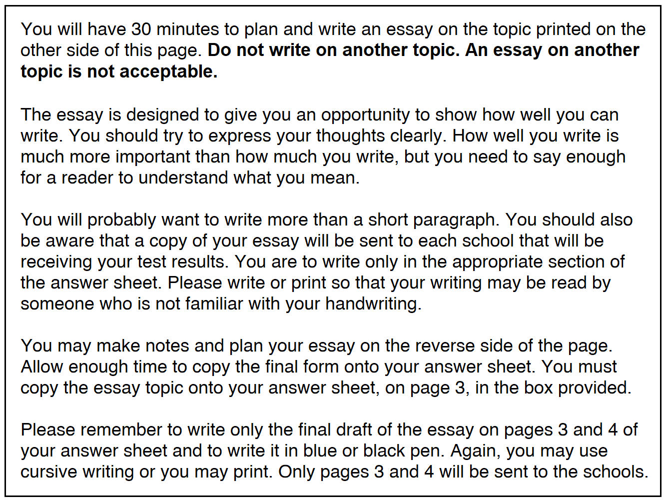 isee lower level essay prompts