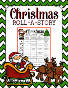 christmas activities english 1 christmas roll a story