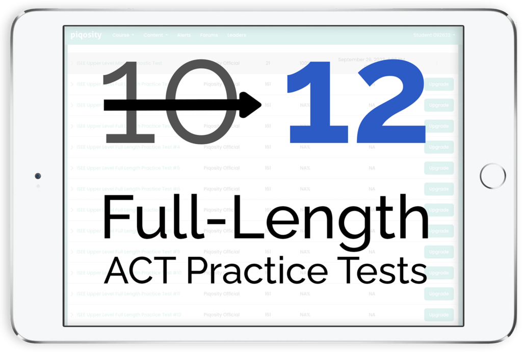 act math practice test daily questions with answers