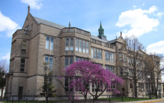 Photo of the University of Illinois High School campus, which had the highest mean composite SAT score in the state.