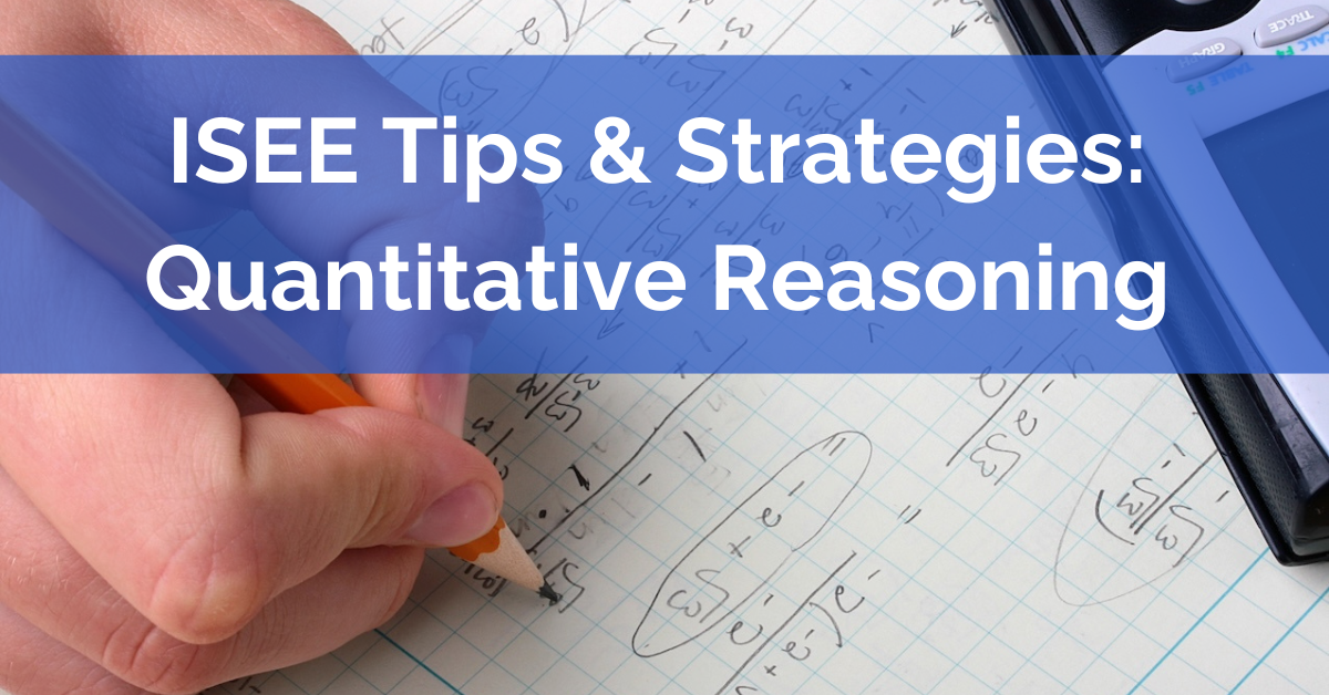 isee quantitative reasoning strategies cover