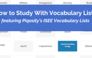 How to Study with isee vocabulary lists cover photo